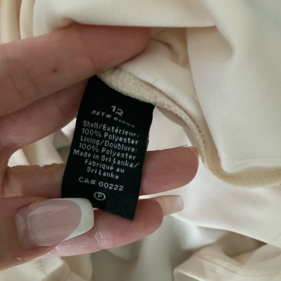 Vintage 90’S JESSICA Tule Cream Off White Midi Dress Womens Size 12 BRAND NEW - Picture 4 of 16